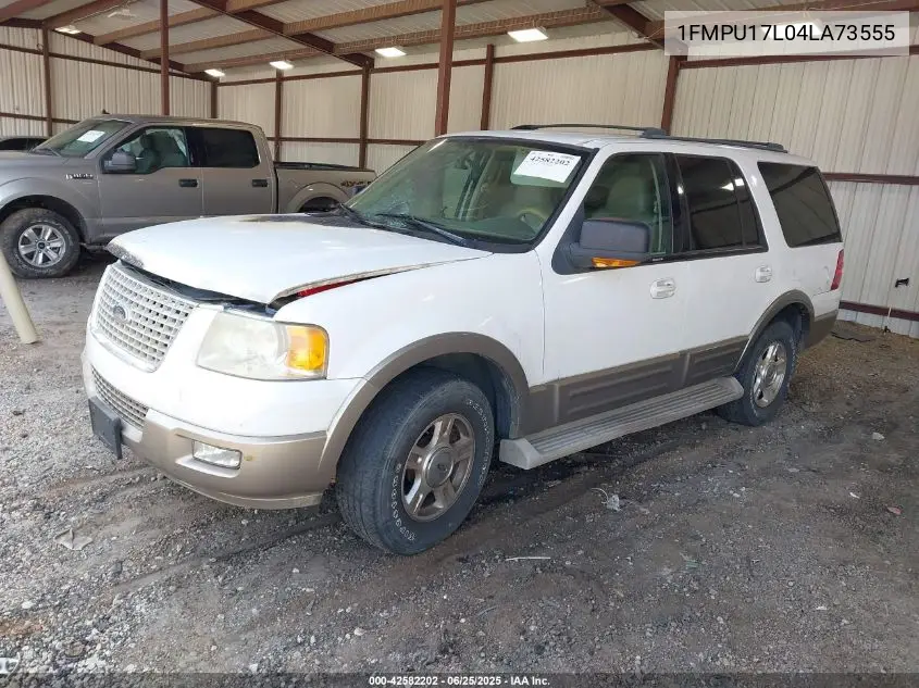2004 Ford Expedition Eddie Bauer VIN: 1FMPU17L04LA73555 Lot: 42582202
