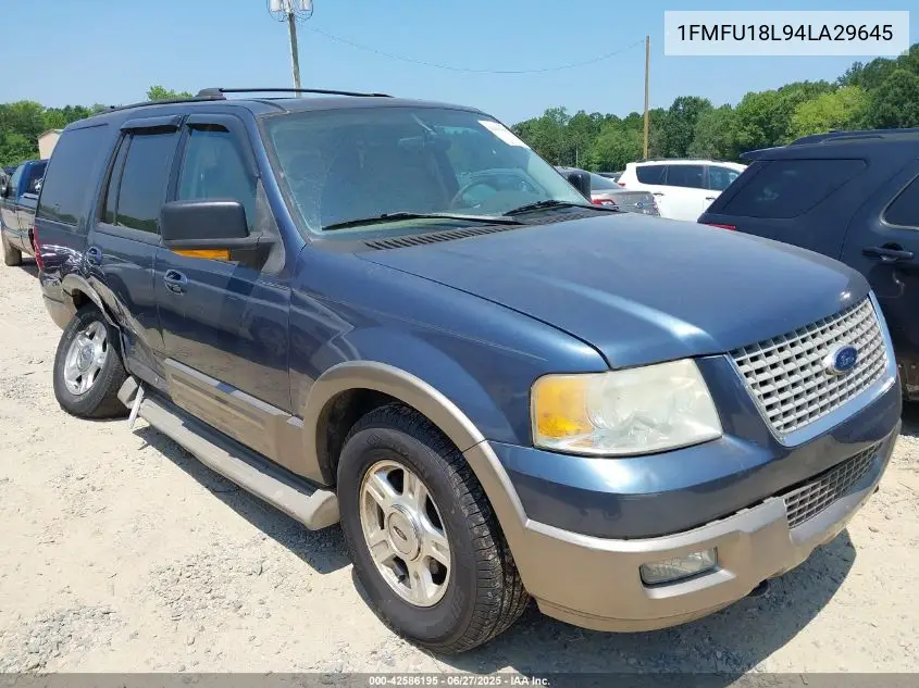 2004 Ford Expedition Eddie Bauer VIN: 1FMFU18L94LA29645 Lot: 42586195