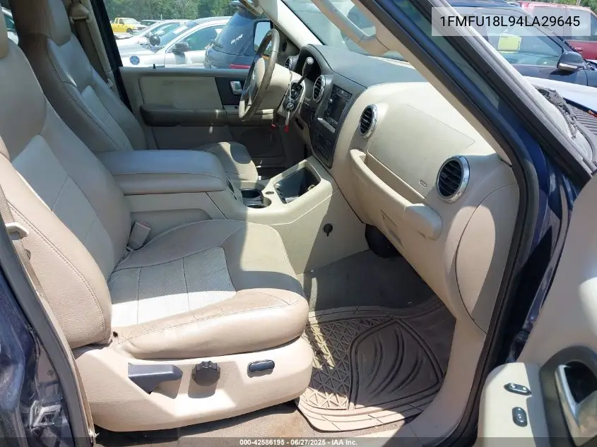 2004 Ford Expedition Eddie Bauer VIN: 1FMFU18L94LA29645 Lot: 42586195