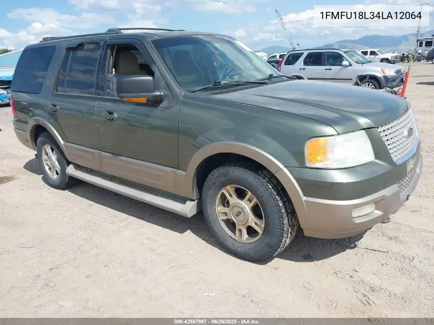 2004 Ford Expedition Eddie Bauer VIN: 1FMFU18L34LA12064 Lot: 42587967