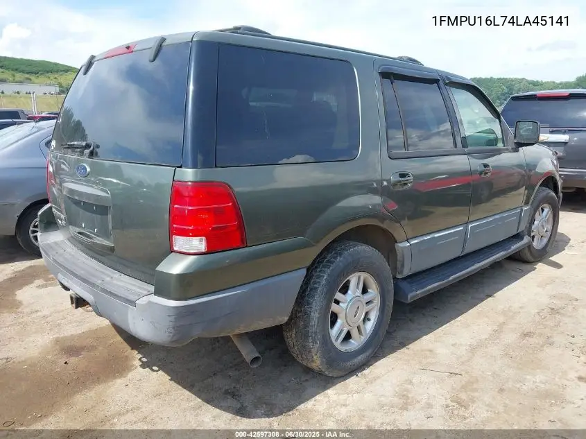2004 Ford Expedition Nbx/Xlt VIN: 1FMPU16L74LA45141 Lot: 42597308