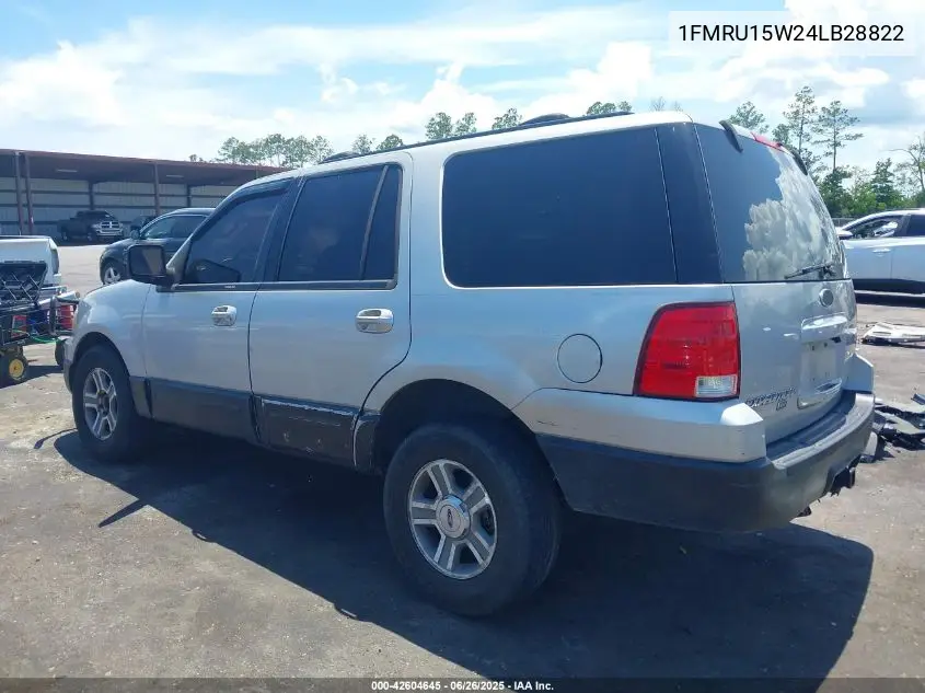 2004 Ford Expedition Xlt VIN: 1FMRU15W24LB28822 Lot: 42604645