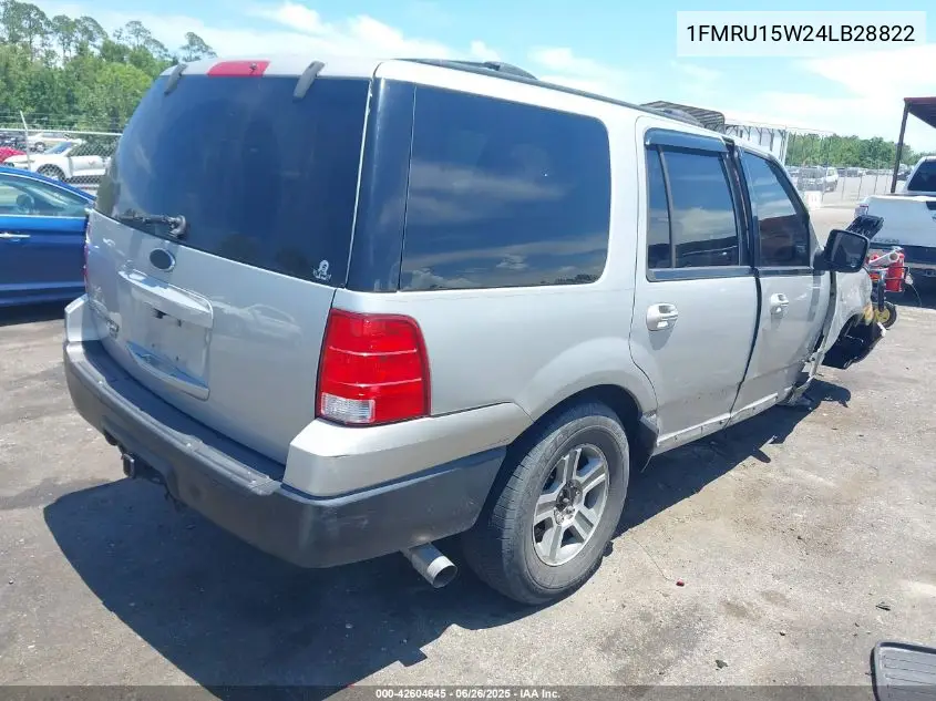 2004 Ford Expedition Xlt VIN: 1FMRU15W24LB28822 Lot: 42604645