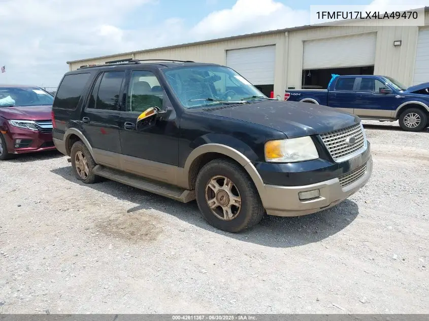 2004 Ford Expedition Eddie Bauer VIN: 1FMFU17LX4LA49470 Lot: 42611367