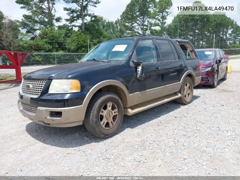 2004 Ford Expedition Eddie Bauer VIN: 1FMFU17LX4LA49470 Lot: 42611367