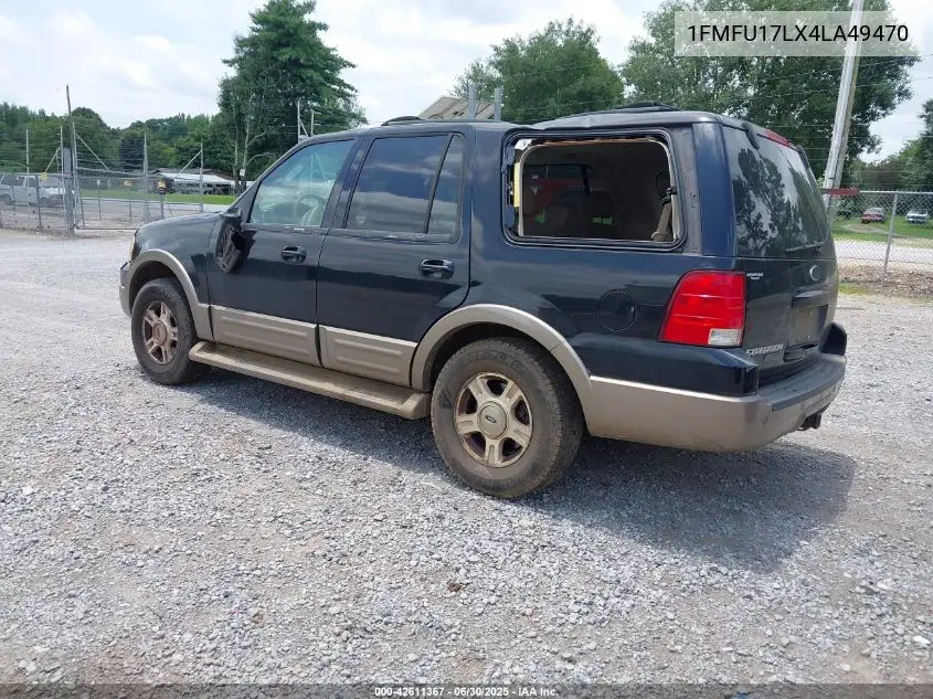 2004 Ford Expedition Eddie Bauer VIN: 1FMFU17LX4LA49470 Lot: 42611367