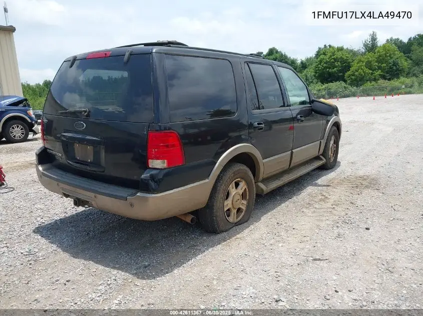 2004 Ford Expedition Eddie Bauer VIN: 1FMFU17LX4LA49470 Lot: 42611367