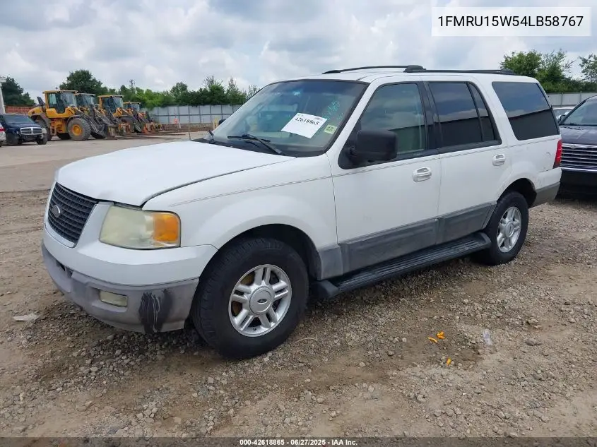 2004 Ford Expedition Xlt VIN: 1FMRU15W54LB58767 Lot: 42618865