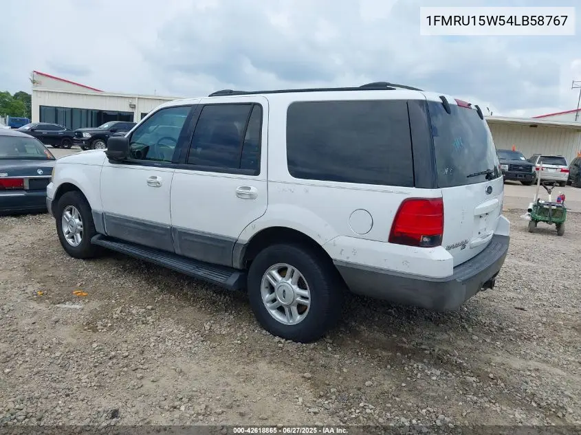 2004 Ford Expedition Xlt VIN: 1FMRU15W54LB58767 Lot: 42618865