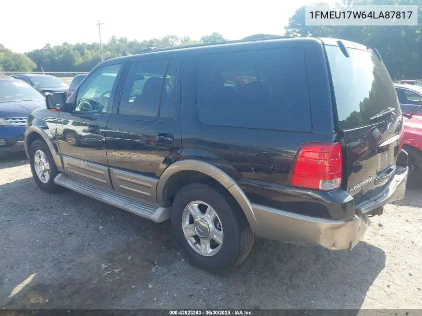 2004 Ford Expedition Eddie Bauer VIN: 1FMEU17W64LA87817 Lot: 42623283