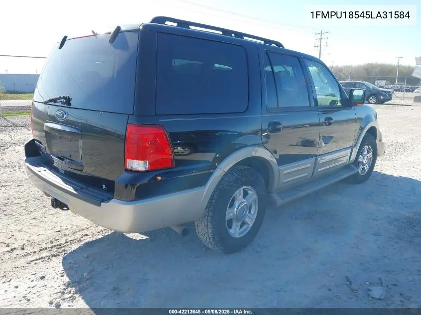 2005 Ford Expedition Eddie Bauer/King Ranch VIN: 1FMPU18545LA31584 Lot: 42213645