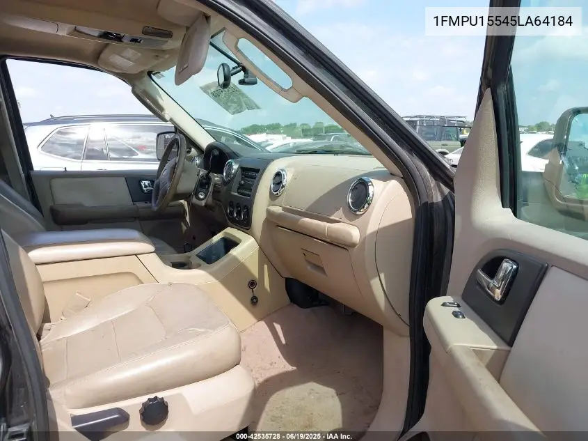 2005 Ford Expedition Xlt VIN: 1FMPU15545LA64184 Lot: 42535728