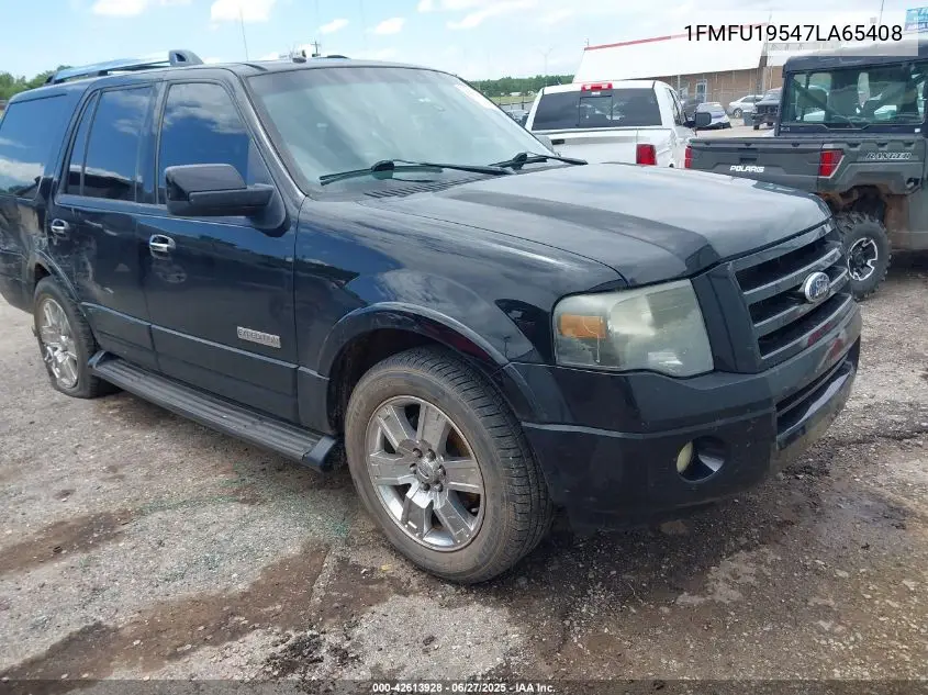 2007 Ford Expedition Limited VIN: 1FMFU19547LA65408 Lot: 42613928