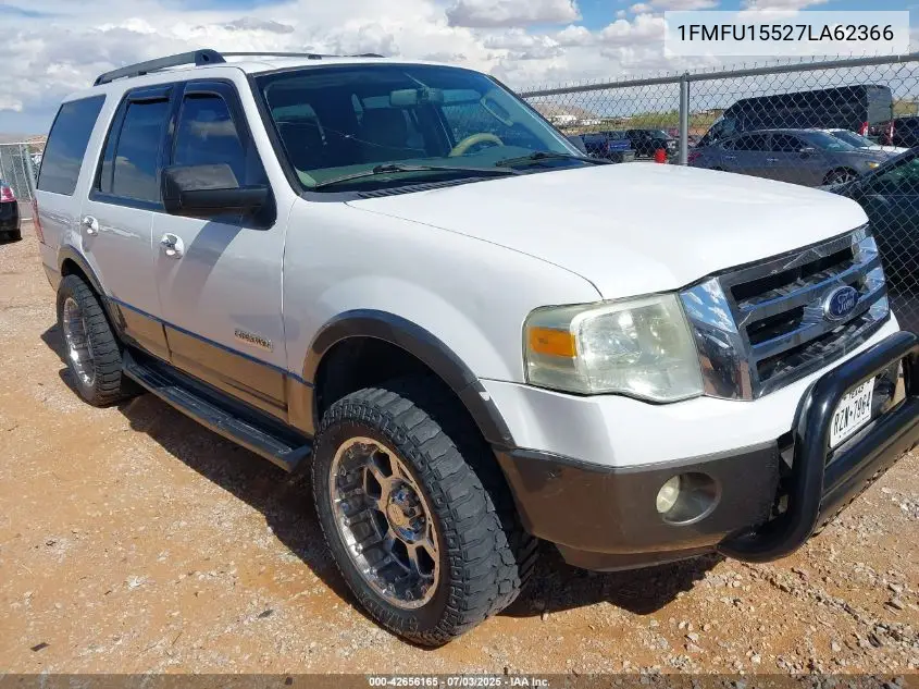 2007 Ford Expedition Xlt VIN: 1FMFU15527LA62366 Lot: 42656165
