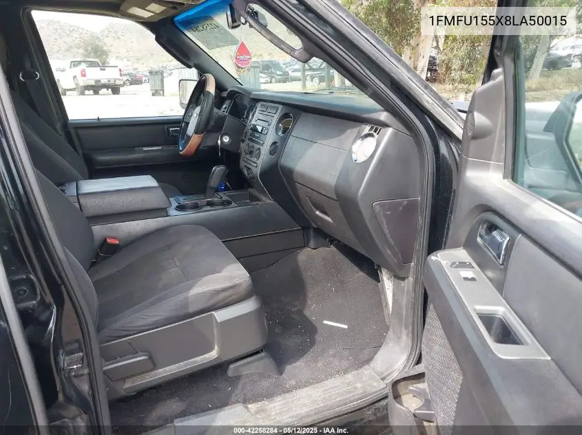 2008 Ford Expedition Xlt VIN: 1FMFU155X8LA50015 Lot: 42258284