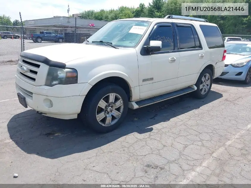 2008 Ford Expedition Limited VIN: 1FMFU20568LA21446 Lot: 42636486