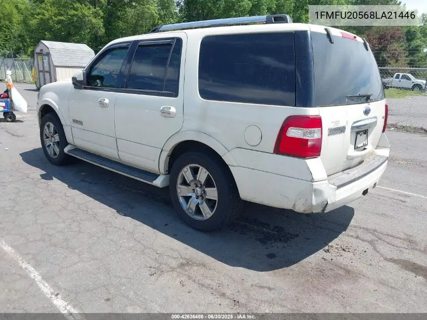 2008 Ford Expedition Limited VIN: 1FMFU20568LA21446 Lot: 42636486