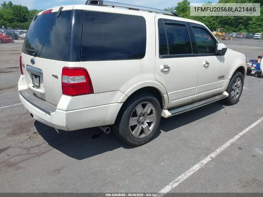 2008 Ford Expedition Limited VIN: 1FMFU20568LA21446 Lot: 42636486