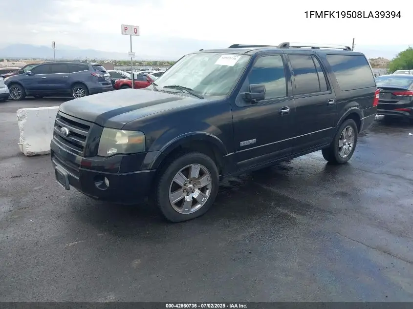 2008 Ford Expedition El Limited VIN: 1FMFK19508LA39394 Lot: 42660736