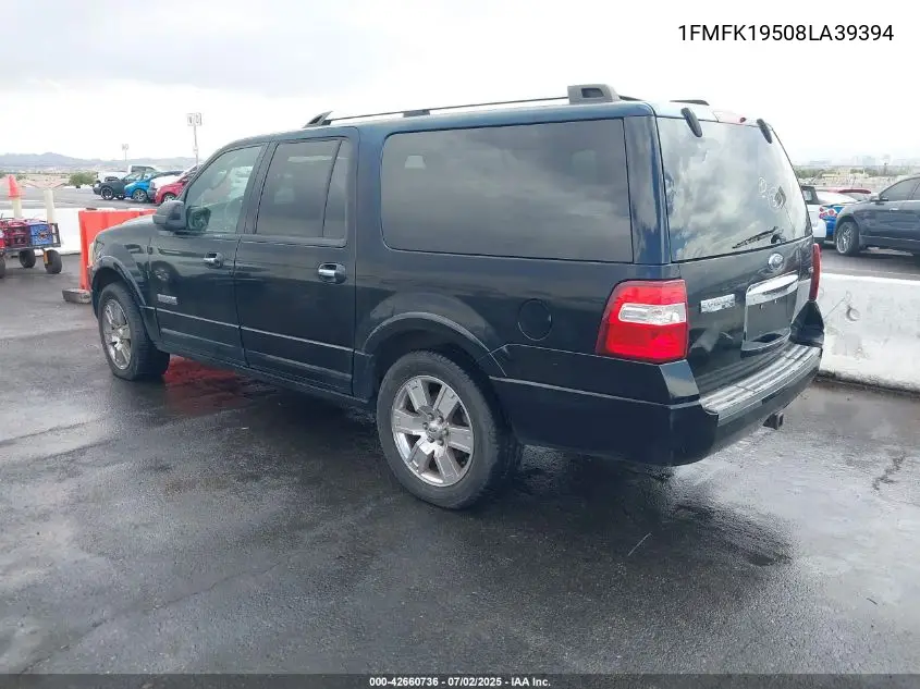 2008 Ford Expedition El Limited VIN: 1FMFK19508LA39394 Lot: 42660736