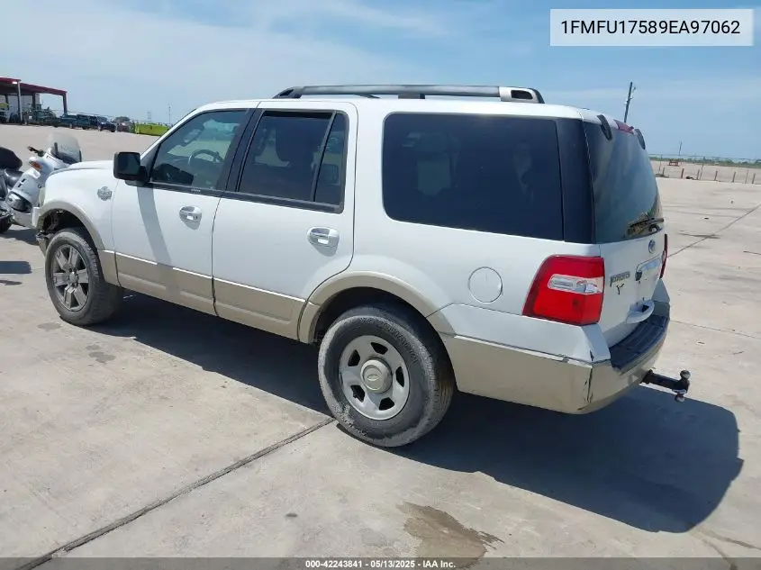 2009 Ford Expedition Eddie Bauer/King Ranch VIN: 1FMFU17589EA97062 Lot: 42243841