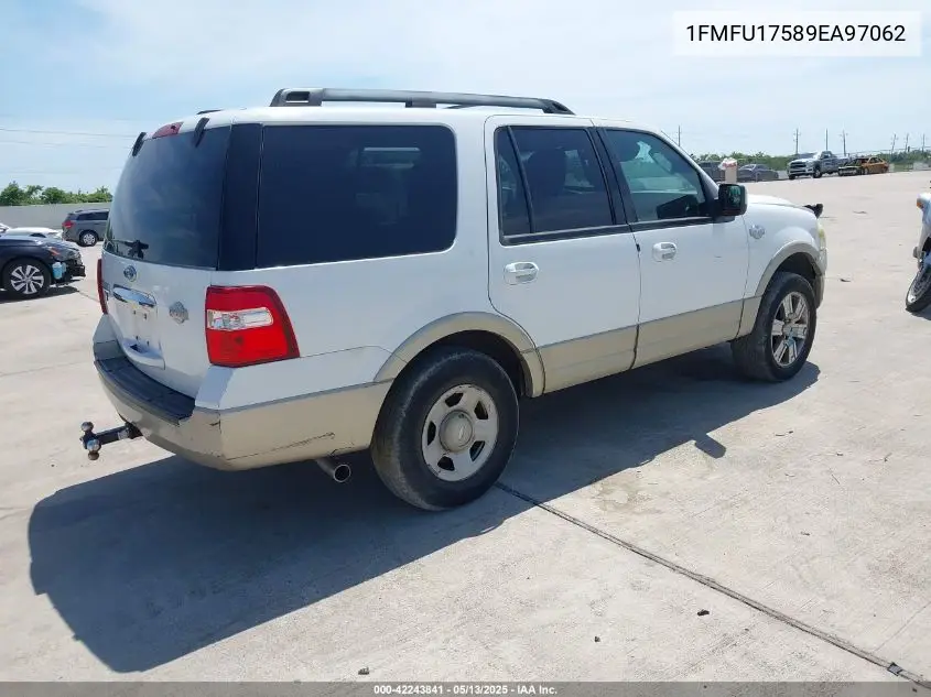 2009 Ford Expedition Eddie Bauer/King Ranch VIN: 1FMFU17589EA97062 Lot: 42243841
