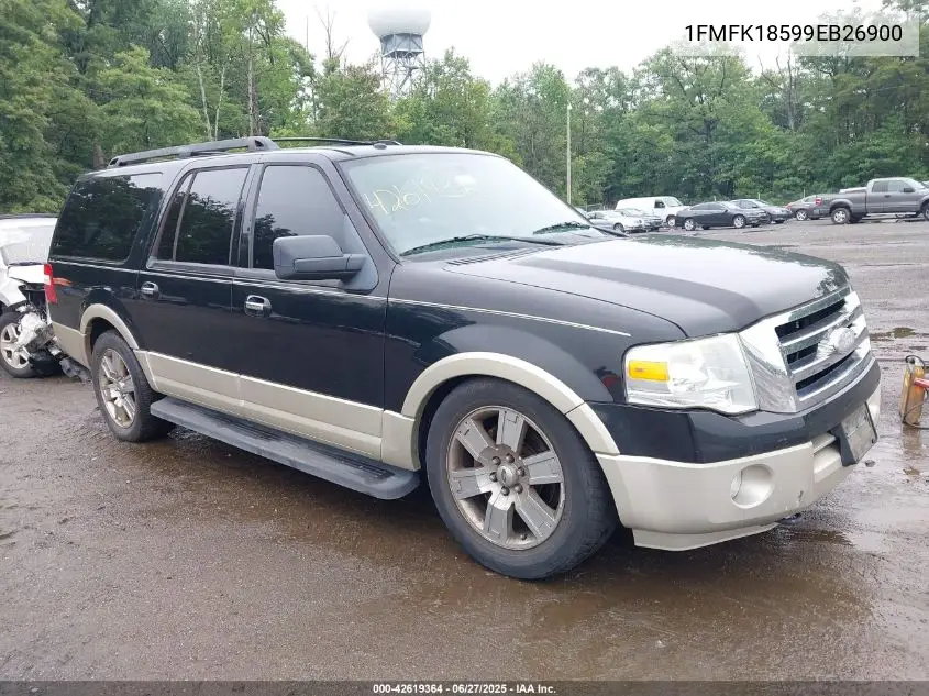 2009 Ford Expedition El Eddie Bauer/King Ranch VIN: 1FMFK18599EB26900 Lot: 42619364