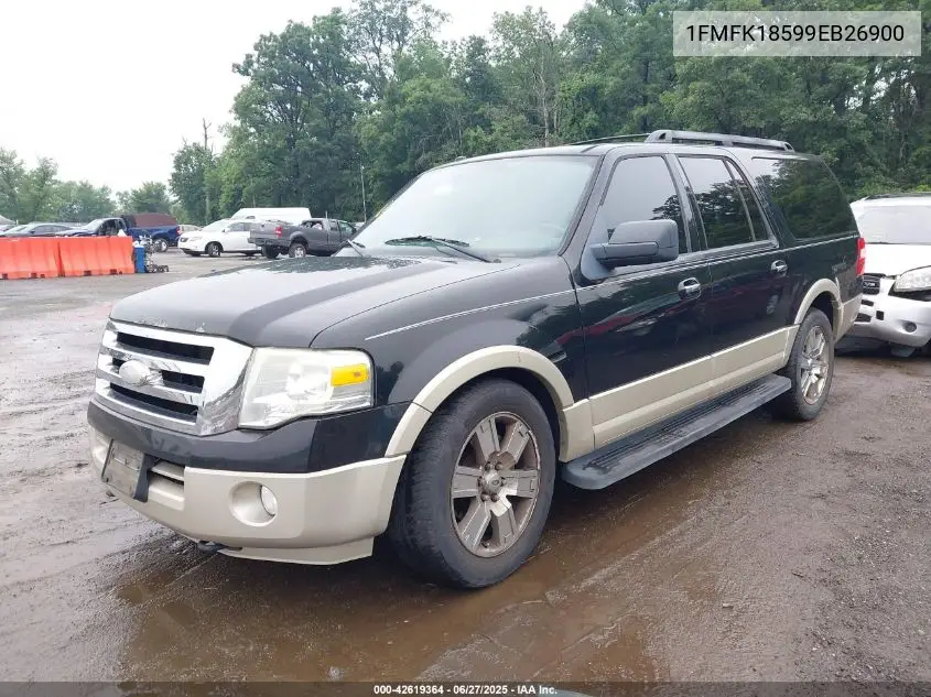 2009 Ford Expedition El Eddie Bauer/King Ranch VIN: 1FMFK18599EB26900 Lot: 42619364