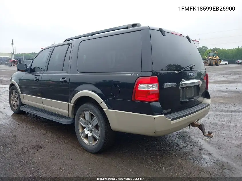 2009 Ford Expedition El Eddie Bauer/King Ranch VIN: 1FMFK18599EB26900 Lot: 42619364