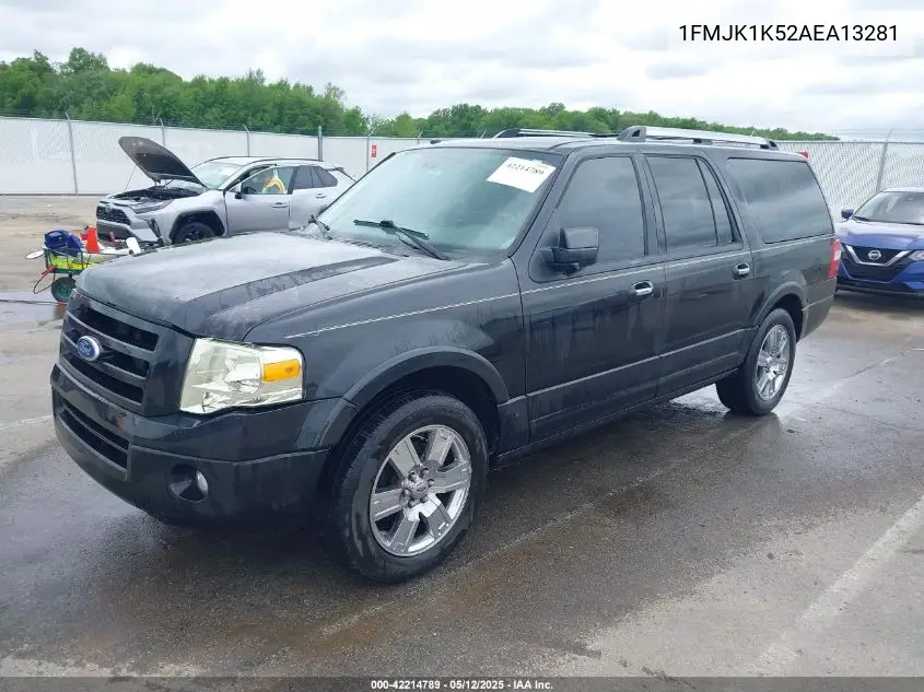 2010 Ford Expedition El Limited VIN: 1FMJK1K52AEA13281 Lot: 42214789