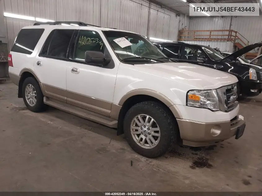 2011 Ford Expedition Xlt VIN: 1FMJU1J54BEF43443 Lot: 42052349