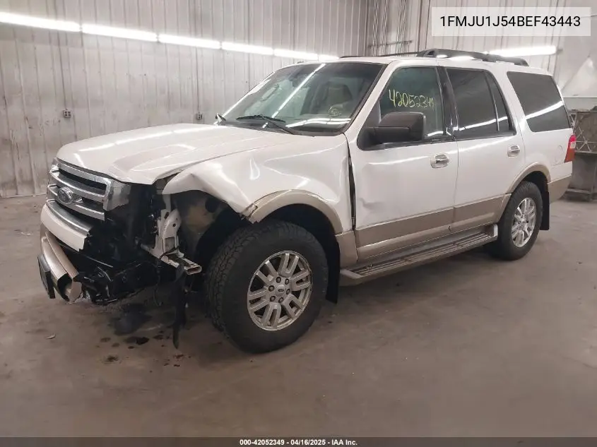 2011 Ford Expedition Xlt VIN: 1FMJU1J54BEF43443 Lot: 42052349