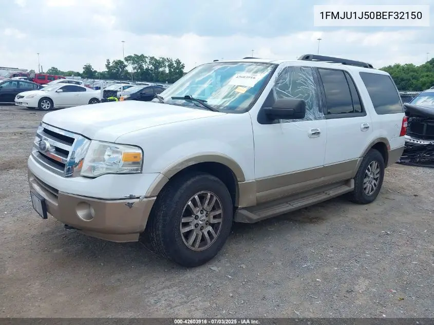 2011 Ford Expedition Xlt VIN: 1FMJU1J50BEF32150 Lot: 42603916