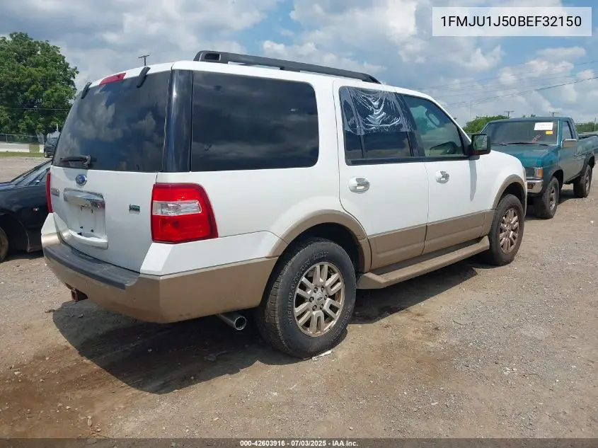 2011 Ford Expedition Xlt VIN: 1FMJU1J50BEF32150 Lot: 42603916