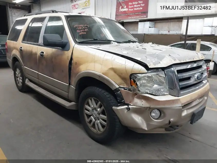 2011 Ford Expedition Xlt VIN: 1FMJU1J53BEF32482 Lot: 42652303