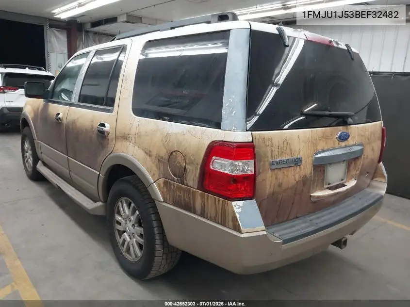 2011 Ford Expedition Xlt VIN: 1FMJU1J53BEF32482 Lot: 42652303