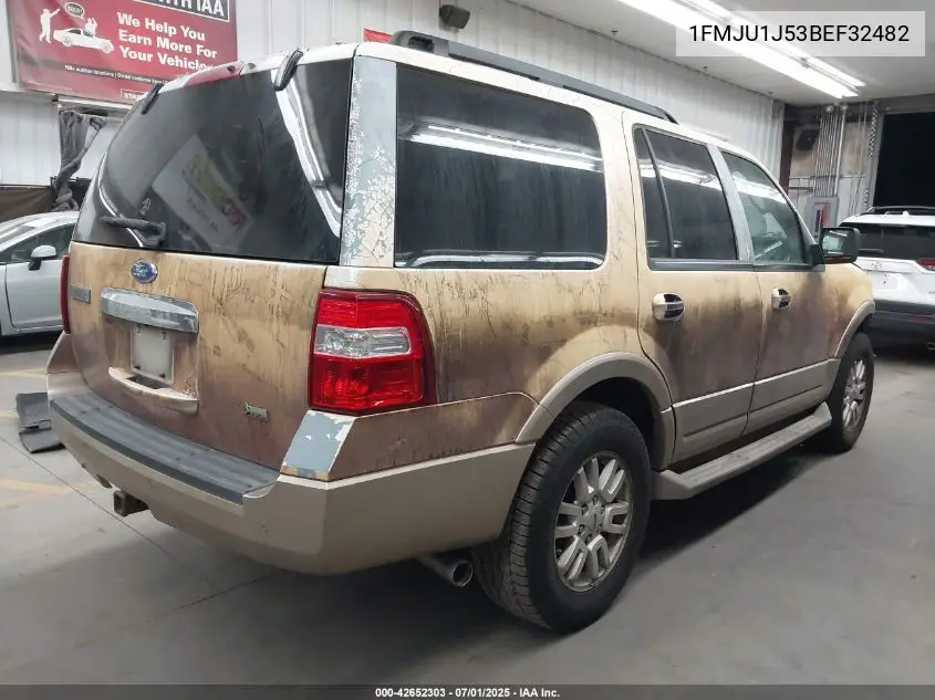 2011 Ford Expedition Xlt VIN: 1FMJU1J53BEF32482 Lot: 42652303