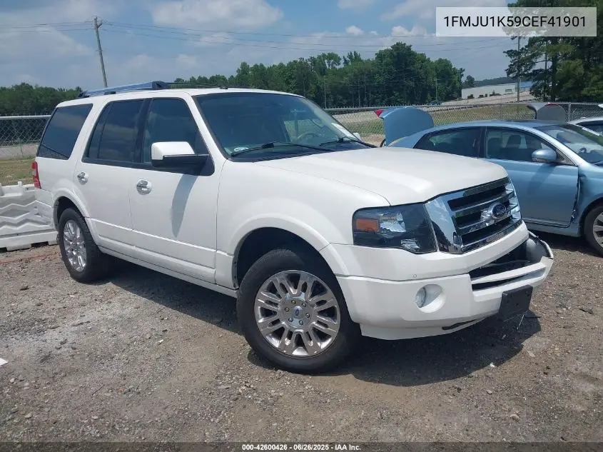 2012 Ford Expedition Limited VIN: 1FMJU1K59CEF41901 Lot: 42600426