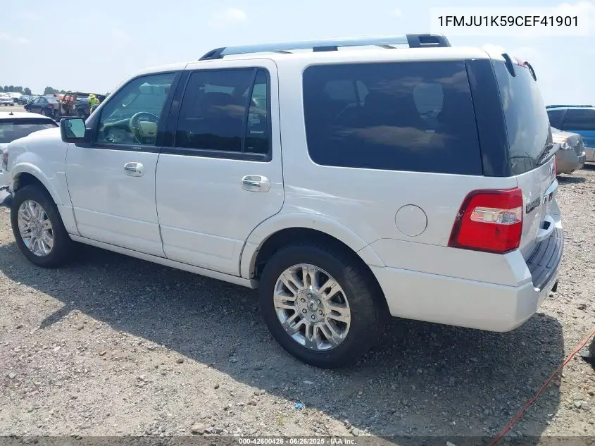 2012 Ford Expedition Limited VIN: 1FMJU1K59CEF41901 Lot: 42600426