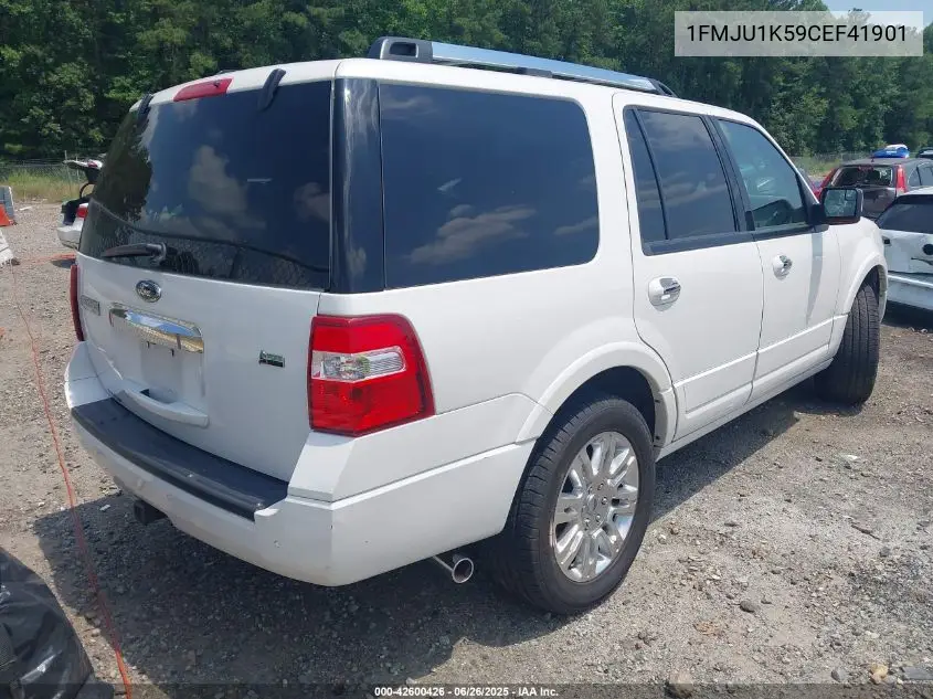 2012 Ford Expedition Limited VIN: 1FMJU1K59CEF41901 Lot: 42600426