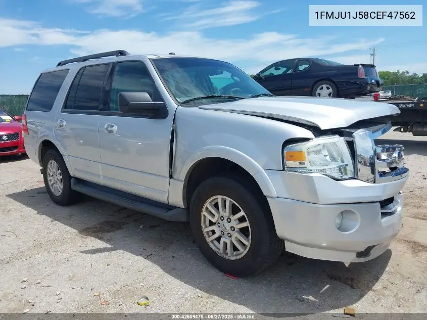 2012 Ford Expedition Xlt VIN: 1FMJU1J58CEF47562 Lot: 42609475