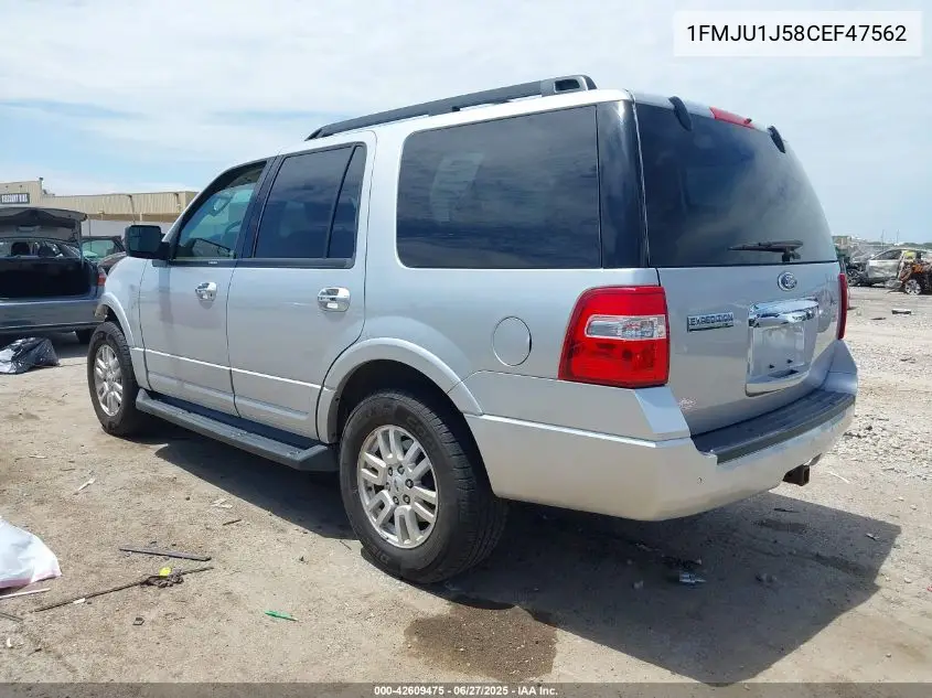 2012 Ford Expedition Xlt VIN: 1FMJU1J58CEF47562 Lot: 42609475