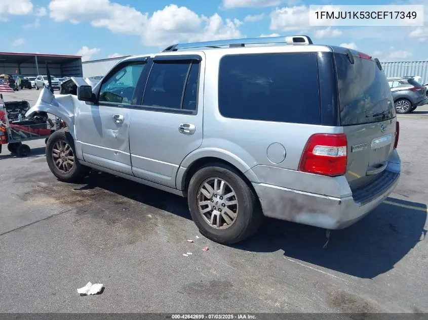 2012 Ford Expedition Limited VIN: 1FMJU1K53CEF17349 Lot: 42642699