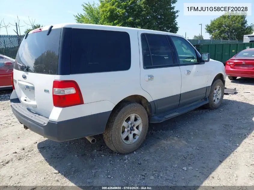2012 Ford Expedition Xl VIN: 1FMJU1G58CEF20028 Lot: 42646650