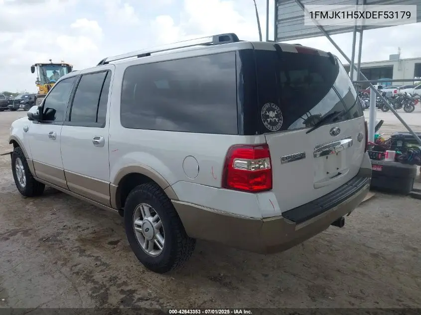 2013 Ford Expedition El King Ranch VIN: 1FMJK1H5XDEF53179 Lot: 42643353