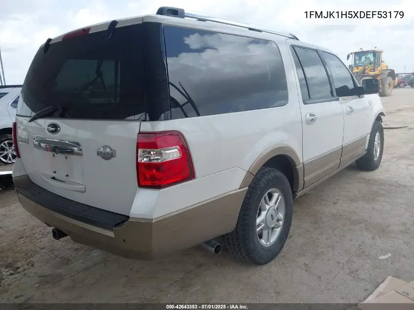 2013 Ford Expedition El King Ranch VIN: 1FMJK1H5XDEF53179 Lot: 42643353