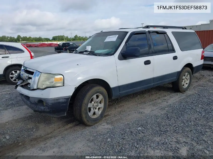 2013 Ford Expedition El Xl VIN: 1FMJK1F53DEF58873 Lot: 42645335