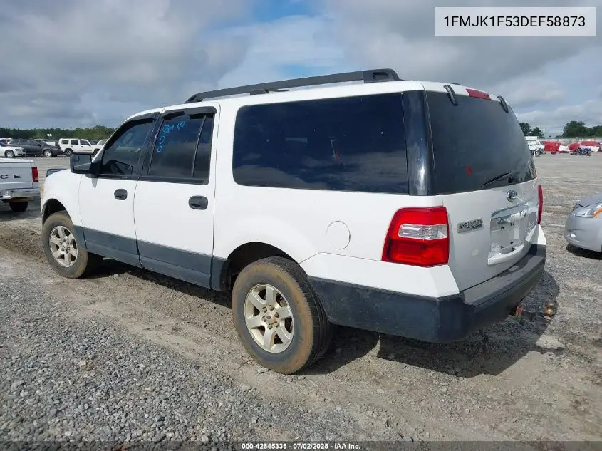 2013 Ford Expedition El Xl VIN: 1FMJK1F53DEF58873 Lot: 42645335