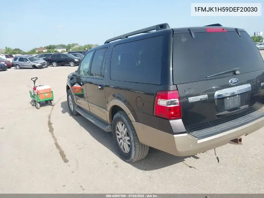 2013 Ford Expedition El Xlt VIN: 1FMJK1H59DEF20030 Lot: 42657309