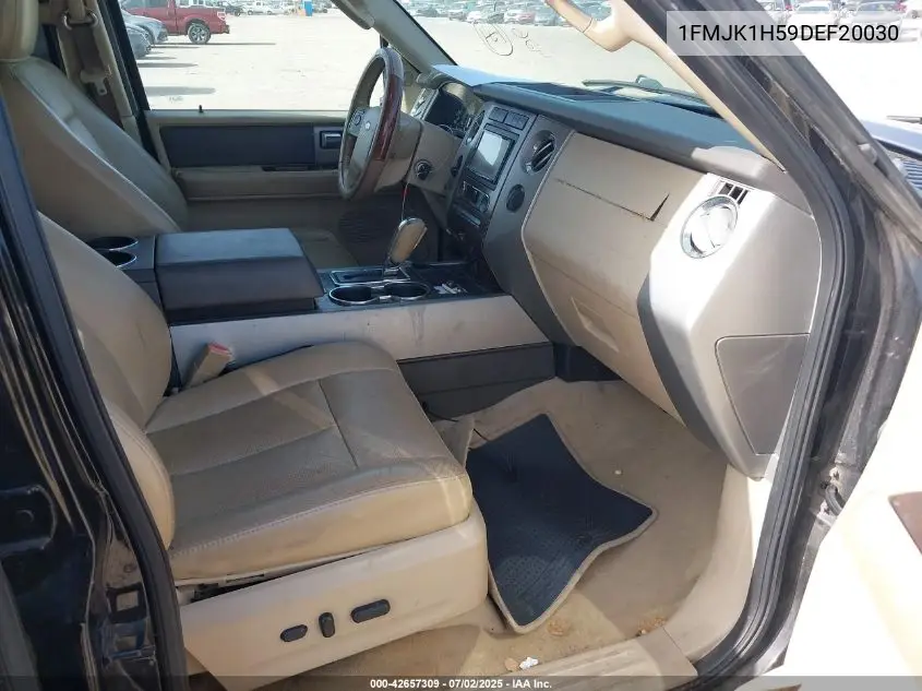2013 Ford Expedition El Xlt VIN: 1FMJK1H59DEF20030 Lot: 42657309
